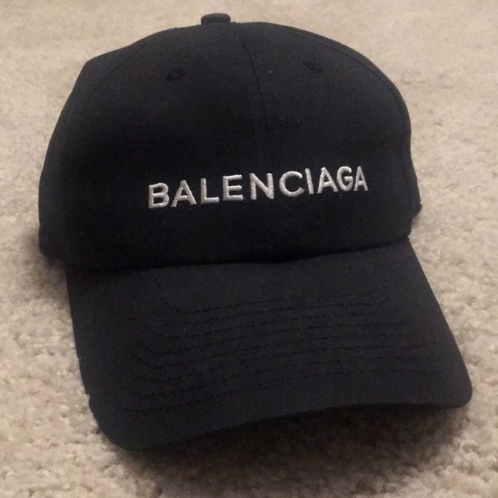 Authentic Balenciaga hat, Black